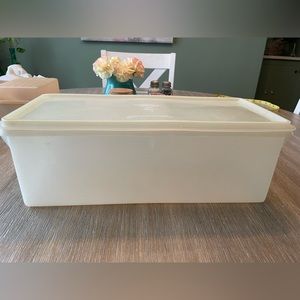 Vintage Tupperware sandwich bread loaf keeper container.